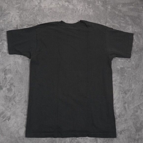 VTG Cam Neely Shirt Mens Large Black Face Off Bruins Signature Fruit Loom Flag - Picture 3 of 14